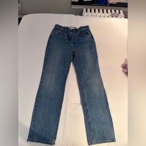NWT Denim Forum High Rose Straight Leg Jeans